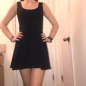 Mini black dress
